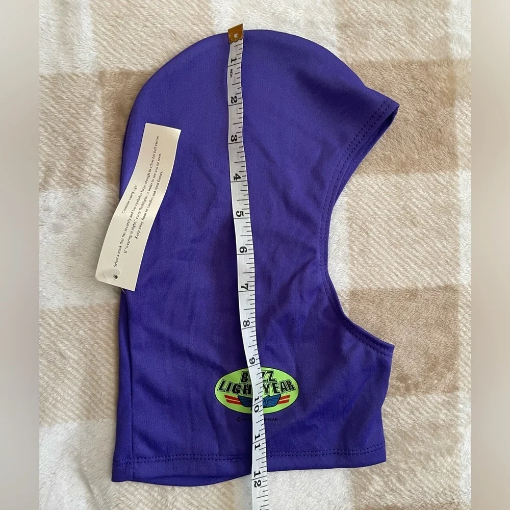 NWT Vintage Kids Buzz Lightyear Purple Balaclava Face Cover Costume - Picture 7 of 8